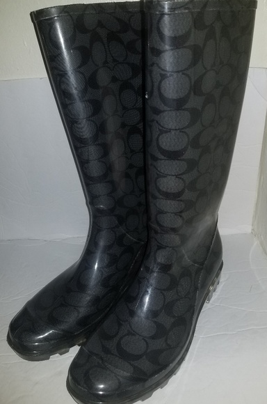 Coach Shoes - Coach rain boots size 10